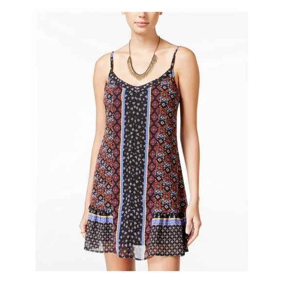 Women’s Boho Mini Dress | American Rag | Size Large - Picture 1 of 4